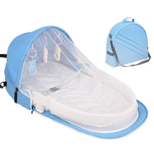 Load image into Gallery viewer, Baby Bed Travel  Sun Protection Mosquito Net With Portable Bassinet Baby Foldable Breathable Infant Sleeping Basket
