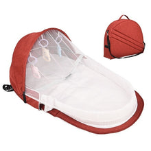 Load image into Gallery viewer, Baby Bed Travel  Sun Protection Mosquito Net With Portable Bassinet Baby Foldable Breathable Infant Sleeping Basket
