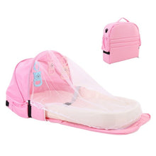 Load image into Gallery viewer, Baby Bed Travel  Sun Protection Mosquito Net With Portable Bassinet Baby Foldable Breathable Infant Sleeping Basket
