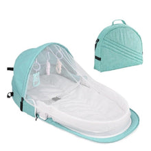 Load image into Gallery viewer, Baby Bed Travel  Sun Protection Mosquito Net With Portable Bassinet Baby Foldable Breathable Infant Sleeping Basket
