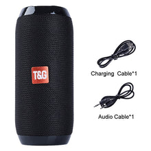 Load image into Gallery viewer, Portable Bluetooth Speaker 20w Wireless Bass Column Waterproof Outdoor USB Speakers Support AUX TF Subwoofer Loudspeaker TG117
