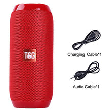 Load image into Gallery viewer, Portable Bluetooth Speaker 20w Wireless Bass Column Waterproof Outdoor USB Speakers Support AUX TF Subwoofer Loudspeaker TG117
