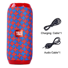 Load image into Gallery viewer, Portable Bluetooth Speaker 20w Wireless Bass Column Waterproof Outdoor USB Speakers Support AUX TF Subwoofer Loudspeaker TG117

