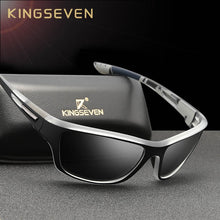 Load image into Gallery viewer, KINGSEVEN Ultralight Frame Polarized Sunglasses Men Fashion New Sports Style Square Sun Glasses Male Outdoor Travel UV Goggles
