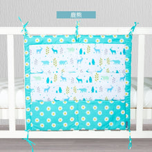 Load image into Gallery viewer, Brand New Baby Cot Bed Hanging Storage Bag Crib cot Organizer Storage Bag 60*50cm Toy Diaper Pocket for Crib Bedding Set flaming

