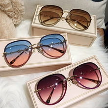 Load image into Gallery viewer, MS 2019 New Diamond Sunglasses Female Imitation Rhinestones Gradient Color UV400 Women Sunglasses
