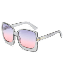 Load image into Gallery viewer, Higodoy Fashion Oversized Women Sunglasses Brand Designer Plastic Female Big Frame Gradient Sun Glasses UV400 gafas de sol mujer
