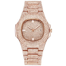 Load image into Gallery viewer, Free Dropshipping New 2020 Femme Diamond Mens Watches Hip Hop Quartz Watch For Women Iced Out Female Clock Male Wristwatches
