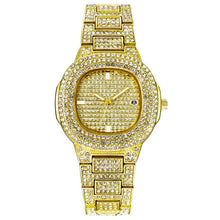 Load image into Gallery viewer, Free Dropshipping New 2020 Femme Diamond Mens Watches Hip Hop Quartz Watch For Women Iced Out Female Clock Male Wristwatches
