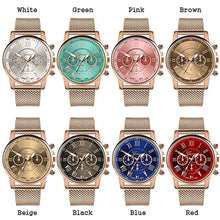 Load image into Gallery viewer, Lovers Quartz Watch Silicone Band Casual Sports Round Dial Wristwatch High-end Fashion Gifts Casual Hot Selling Ladies Watch
