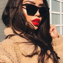 Load image into Gallery viewer, Female Vintage Sunglasses Women Fashion Cat Eye Luxury Sun Glasses Classic Shopping Lady Black Oculos De Sol UV400
