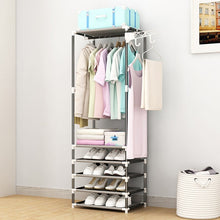 Load image into Gallery viewer, Simple Fashion Coat Rack Large Capacity Bedroom Wardrobe Closet Clothes Hanger Mutifunctional Storage Organizer Floor Shelf
