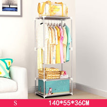 Load image into Gallery viewer, Simple Fashion Coat Rack Large Capacity Bedroom Wardrobe Closet Clothes Hanger Mutifunctional Storage Organizer Floor Shelf
