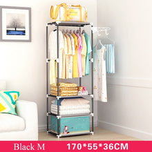 Load image into Gallery viewer, Simple Fashion Coat Rack Large Capacity Bedroom Wardrobe Closet Clothes Hanger Mutifunctional Storage Organizer Floor Shelf
