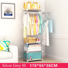 Load image into Gallery viewer, Simple Fashion Coat Rack Large Capacity Bedroom Wardrobe Closet Clothes Hanger Mutifunctional Storage Organizer Floor Shelf
