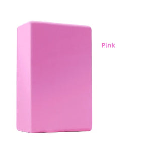 EVA Yoga Bricks Bolster Pillow Cushion Sport Pilates Block Yoga Supplies Workout Cubes Home Exercise Equipment 15*7.5*23cm