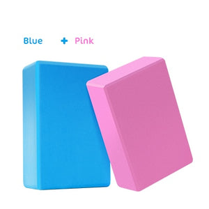 EVA Yoga Bricks Bolster Pillow Cushion Sport Pilates Block Yoga Supplies Workout Cubes Home Exercise Equipment 15*7.5*23cm