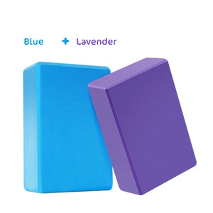 EVA Yoga Bricks Bolster Pillow Cushion Sport Pilates Block Yoga Supplies Workout Cubes Home Exercise Equipment 15*7.5*23cm