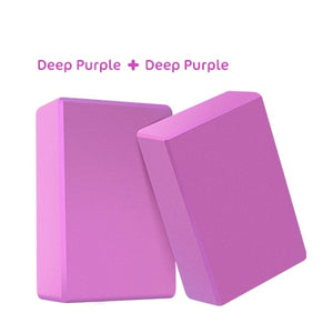 EVA Yoga Bricks Bolster Pillow Cushion Sport Pilates Block Yoga Supplies Workout Cubes Home Exercise Equipment 15*7.5*23cm