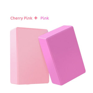 EVA Yoga Bricks Bolster Pillow Cushion Sport Pilates Block Yoga Supplies Workout Cubes Home Exercise Equipment 15*7.5*23cm