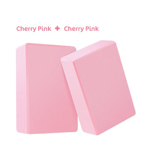 EVA Yoga Bricks Bolster Pillow Cushion Sport Pilates Block Yoga Supplies Workout Cubes Home Exercise Equipment 15*7.5*23cm