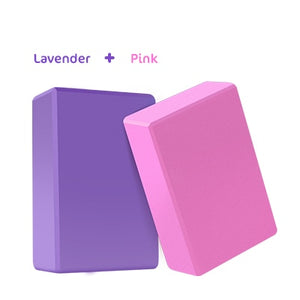 EVA Yoga Bricks Bolster Pillow Cushion Sport Pilates Block Yoga Supplies Workout Cubes Home Exercise Equipment 15*7.5*23cm