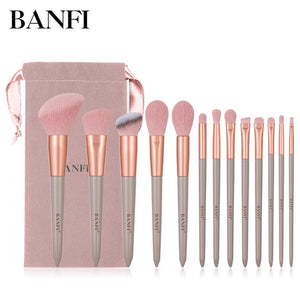13PCs Makeup Brushes Set Soft Concealer Eyeshadow Foundation Blush Lip Eyebrow Brushes Set For Face Make-up Cosmetic Tools Kit