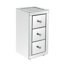 Load image into Gallery viewer, Mirrored Bedside Cabinet Bedside Table Chest of 3 Drawers Glass Panels Bedroom Furniture Ship to Europe Fast delivery
