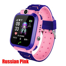 Load image into Gallery viewer, 2G English/Russian Q12 Children&#39;s Smart Watch SOS NO Sim Card children Kids phone Waterproof IP67 For IOS Android Birthday Gift
