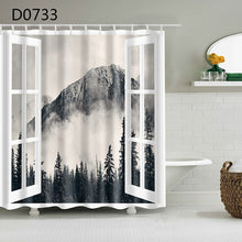 Load image into Gallery viewer, YOMDID Marble Pattern Bath curtain Waterproof Shower Curtains Geometric Bath Screen Printed Curtain for Bathroom Gift Navidad
