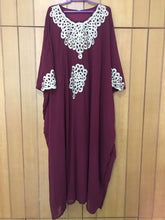 Load image into Gallery viewer, New style African women&#39;s Dashiki Fashion Chiffon material With inner super loose long dress one size bust 220cm length 150cm
