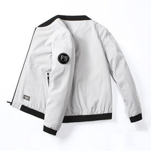 Load image into Gallery viewer, fashion men jackets and coats stand collar jaqueta masculina bomber jacket outwear bomber jackets mens
