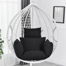 Load image into Gallery viewer, Hanging Hammock Chair Swinging Garden Outdoor Soft Seat Cushion Seat 220KG Dormitory Bedroom Hanging Chair Back with Pillow
