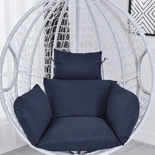 Load image into Gallery viewer, Hanging Hammock Chair Swinging Garden Outdoor Soft Seat Cushion Seat 220KG Dormitory Bedroom Hanging Chair Back with Pillow
