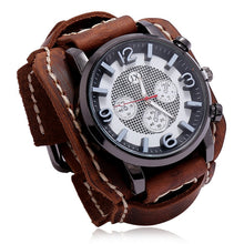 Load image into Gallery viewer, Jessingshow 2020 New Retro Mens Watches Leather Chronograph Sport Fashion Punk Style Quartz Watch For Men Relogio Masculino
