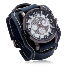 Load image into Gallery viewer, Jessingshow 2020 New Retro Mens Watches Leather Chronograph Sport Fashion Punk Style Quartz Watch For Men Relogio Masculino
