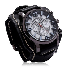 Load image into Gallery viewer, Jessingshow 2020 New Retro Mens Watches Leather Chronograph Sport Fashion Punk Style Quartz Watch For Men Relogio Masculino
