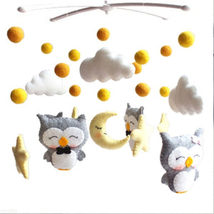 Baby Mobile Crib Holder Rattles Bracket Clockwork Music Box DIY Bed Bell Material Package Toy Pregnant Mom Handmade Toys Baby