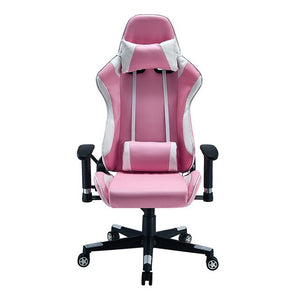 Panana Adjustable Office Chair Pink Ergonomic High Back Comfortable Seat Racing Bedroom Computer Game Chairs Reclining Seating