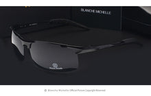 Load image into Gallery viewer, High Quality Ultra-Light Aluminum Magnesium Sport Sunglasses Polarized Men UV400 Rectangle Gold Outdoor Driving Sun Glasses
