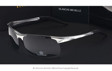 Load image into Gallery viewer, High Quality Ultra-Light Aluminum Magnesium Sport Sunglasses Polarized Men UV400 Rectangle Gold Outdoor Driving Sun Glasses

