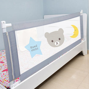 Children's bed barrier fence safety guardrail security foldable baby home playpen on bed fencing gate crib adjustable kids rails