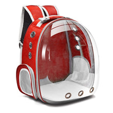 Load image into Gallery viewer, Cat Carrier Bags Breathable Pet Carriers Small Dog Cat Backpack Travel Space Capsule Cage Pet Transport Bag Carrying For Cats
