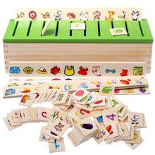 Load image into Gallery viewer, Montessori Early Educational Puzzles Toys Children Intelligence Learning Puzzle Wooden Creature 3D Kids Sorting Math Puzzle
