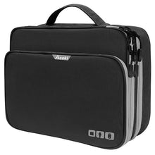 Load image into Gallery viewer, Three Layer Electronic Accessories Organizer, Storage Handbag with Front Pocket Travel Cable Organizer Large Capacity for iPad
