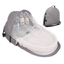 Load image into Gallery viewer, Portable Baby Crib Newborn Baby Bed Folding Travel Beds Nest Infant Bassinet Cot With Toys Mosquito Net Cribs For Baby Sleeping
