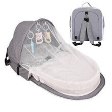 Load image into Gallery viewer, Portable Baby Crib Newborn Baby Bed Folding Travel Beds Nest Infant Bassinet Cot With Toys Mosquito Net Cribs For Baby Sleeping
