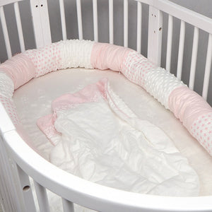 Baby Bed Bumper Simple and Stylish Grow Healthy Room Decoration Protect the Baby Grow Healthy Collision Avoidance Bed Bumper Set