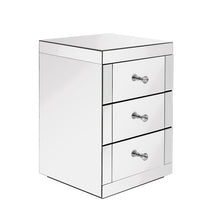 Load image into Gallery viewer, Presell Mirrored Bedside table Bedroom Furniture Nightstand Hot selling Glass Crystal panel Broken replaced Fast delivery
