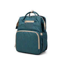 Load image into Gallery viewer, Large Capacity Diaper Bag Mummy Birthing Backpack Travel Portable Shoulder Multifunction Fold Bed Bags Waterproof Stylish Pack
